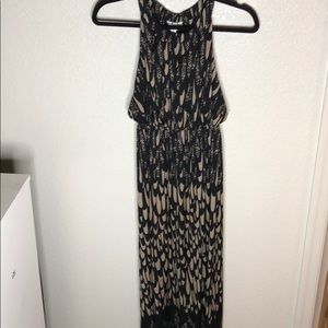 Soma Black and Tan summer maxi dress
